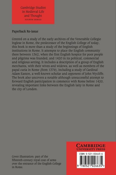 Produktbild: The English in Rome, 1362 1420