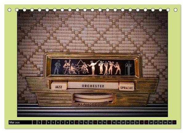 Produktbild: RADIO LEGENDEN (Tischkalender 2026 DIN A5 quer), CALVENDO Monatskalender