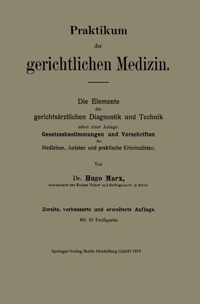 Produktbild: Praktikum der gerichtlichen Medizin