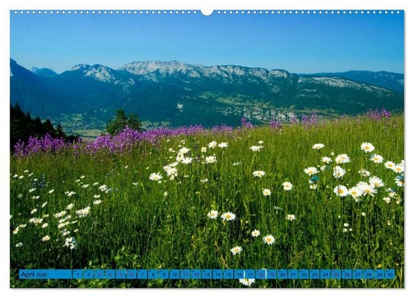Produktbild: Frankreichs Alpenregionen (Wandkalender 2026 DIN A2 quer), CALVENDO Monatskalender