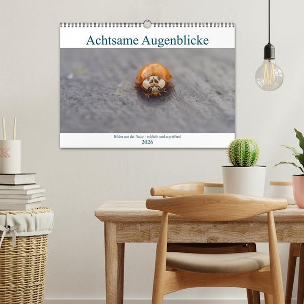 Produktbild: Achtsame Augenblicke (Wandkalender 2026 DIN A3 quer), CALVENDO Monatskalender