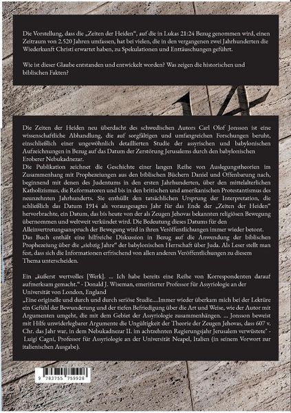 Produktbild: Die Zeiten der Heiden neu &uuml;berdacht