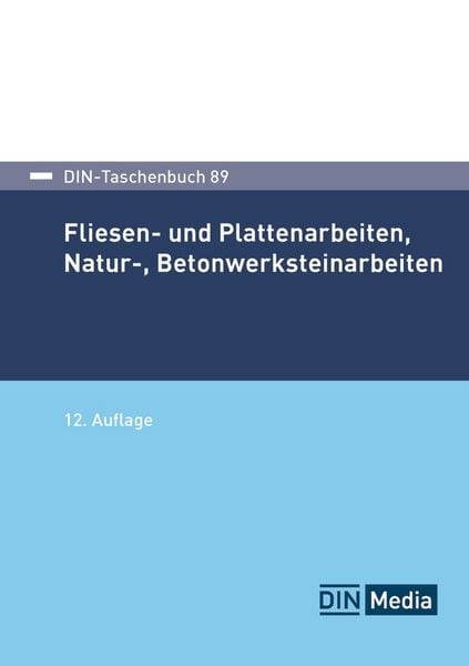 Produktbild: DIN-Taschenbuch 89