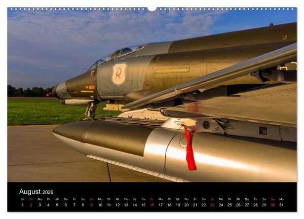 Produktbild: Phantoms bei der Luftwaffe (hochwertiger Premium Wandkalender 2026 DIN A2 quer), Kunstdruck in Hochglanz