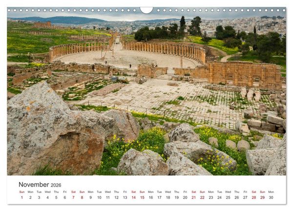 Produktbild: Jordan Sand, Stone and Salt (Wall Calendar 2026 DIN A3 landscape), CALVENDO 12 Month Wall Calendar