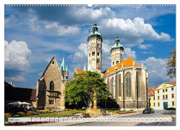 Produktbild: Naumburg Impressionen (hochwertiger Premium Wandkalender 2026 DIN A2 quer), Kunstdruck in Hochglanz
