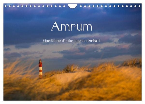 Produktbild: Amrum - Eine farbenfrohe Insellandschaft (Wandkalender 2026 DIN A4 quer), CALVENDO Monatskalender
