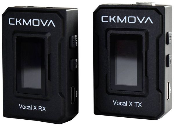 Produktbild: Ansteck Sprach-Mikrofon CKMOVA Vocal X V1 &Uuml;bertragungsart (Details):Funk, Kabellos inkl. Klammer