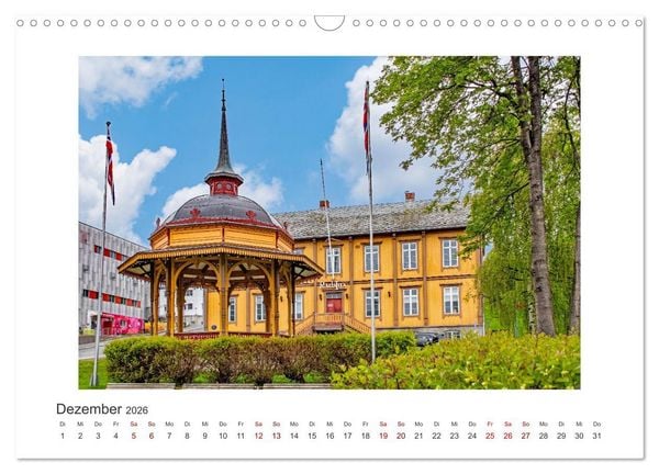 Produktbild: Norwegens K&uuml;stenst&auml;dte (Wandkalender 2026 DIN A3 quer), CALVENDO Monatskalender