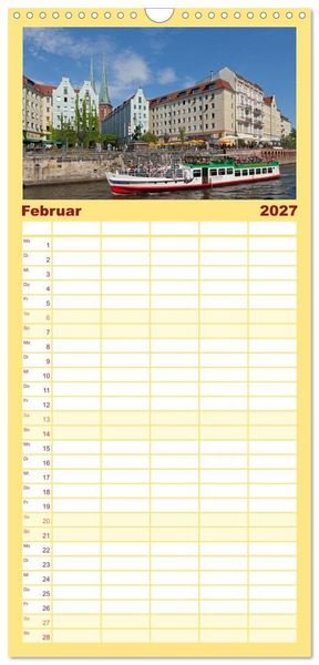 Produktbild: Familienplaner 2027 - Berlin - Metropole an der Spree mit 5 Spalten (Wandkalender, 21 x 45 cm) CALVENDO