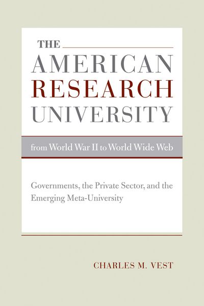 Produktbild: The American Research University from World War II to World Wide Web