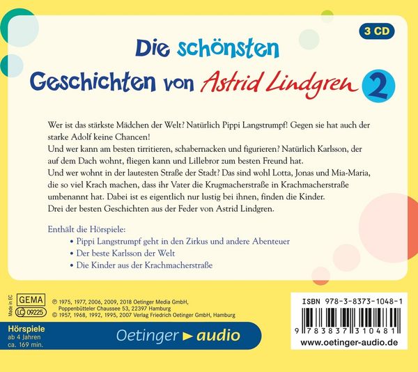Die schönsten Geschichten von Astrid Lindgren 2