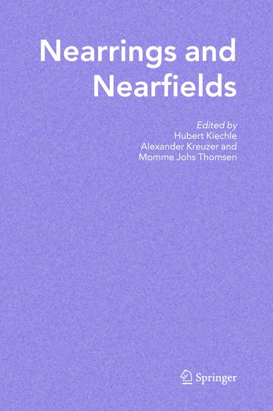 Produktbild: Nearrings and Nearfields