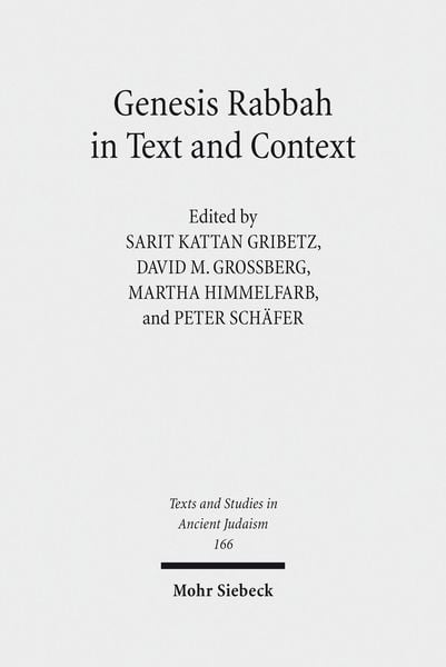 Produktbild: Genesis Rabbah in Text and Context