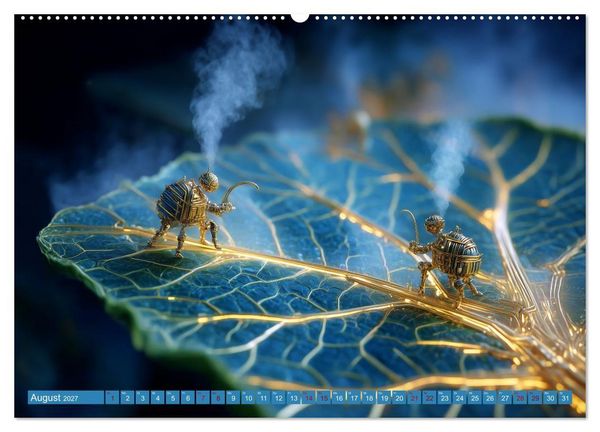 Produktbild: Fantastische Mikrowelten. Im Reich der Nanog&auml;rtner (hochwertiger Premium Wandkalender 2027 DIN A2 quer), Kunstdruck in Hochglanz