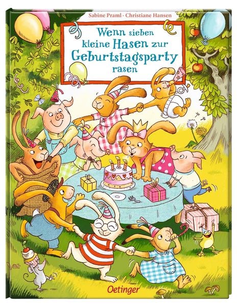 Produktbild: Wenn sieben kleine Hasen zur Geburtstagsparty rasen
