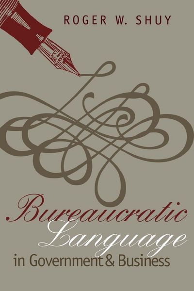 Produktbild: Bureaucratic Language in Government and Business
