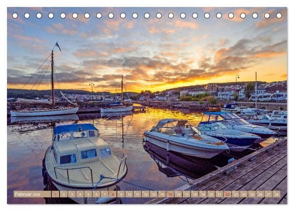 Produktbild: Vom S&uuml;dkap zum Nordkap (Tischkalender 2026 DIN A5 quer), CALVENDO Monatskalender