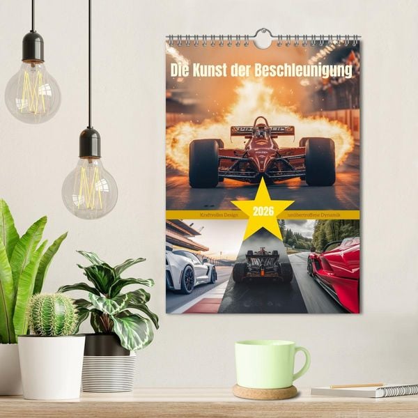 Produktbild: Die Kunst der Beschleunigung (Wandkalender 2026 DIN A4 hoch), CALVENDO Monatskalender