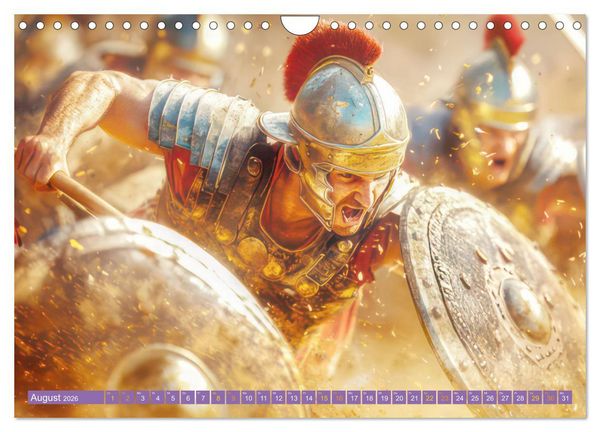 Produktbild: Die R&ouml;mer - K&auml;mpfe und Alltag (Wandkalender 2026 DIN A4 quer), CALVENDO Monatskalender