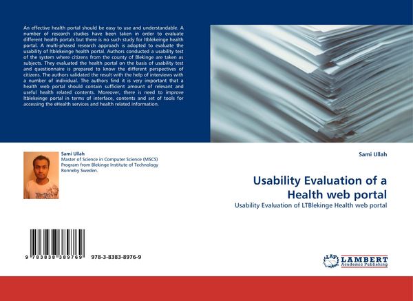 Produktbild: Usability Evaluation of a Health web portal