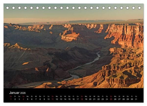 Produktbild: Grand Canyon - Wunder der Natur (Tischkalender 2026 DIN A5 quer), CALVENDO Monatskalender