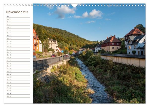 Produktbild: K&ouml;nigstein Perspektiven - Elbsandstein (Wandkalender 2026 DIN A3 quer), CALVENDO Monatskalender