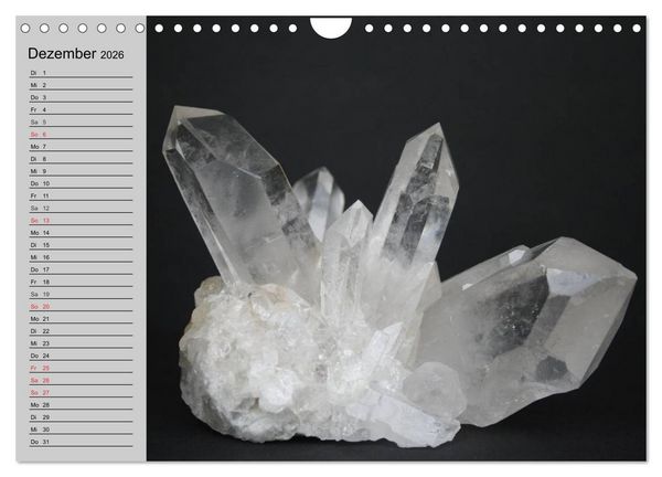 Produktbild: Minerale. Kristalle und Edelsteine (Wandkalender 2026 DIN A4 quer), CALVENDO Monatskalender