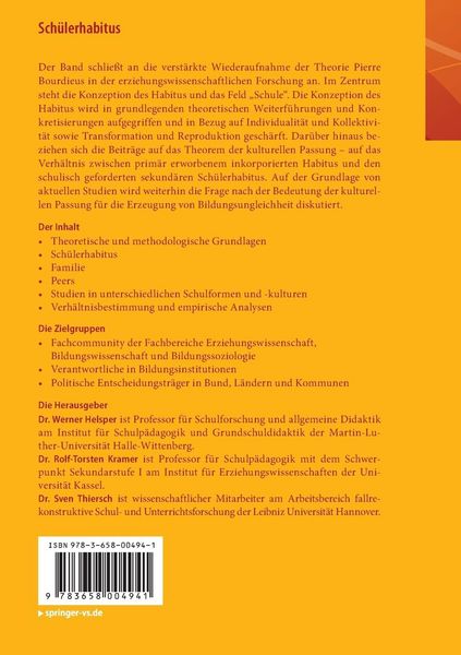 Produktbild: Sch&uuml;lerhabitus