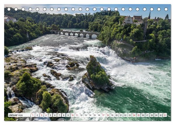 Produktbild: Der Rhein (Tischkalender 2026 DIN A5 quer), CALVENDO Monatskalender
