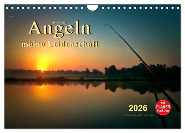 Produktbild: Angeln - meine Leidenschaft (Wandkalender 2026 DIN A4 quer), CALVENDO Monatskalender