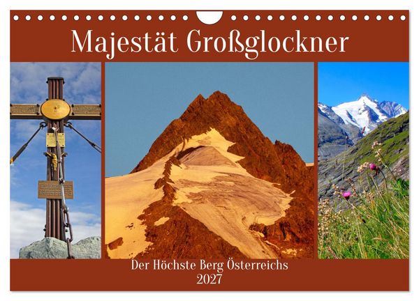 Produktbild: Majest&auml;t Gro&szlig;glockner (Wandkalender 2027 DIN A4 quer), CALVENDO Monatskalender