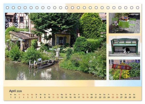 Produktbild: Lauf an der Pegnitz ist bunt (Tischkalender 2026 DIN A5 quer), CALVENDO Monatskalender