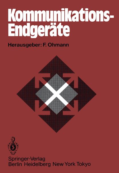 Kommunikations-Endgeräte, Taschenbuch von , Springer Berlin, 9783642954238