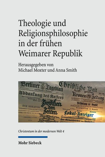 Produktbild: Theologie und Religionsphilosophie in der fr&uuml;hen Weimarer Republik