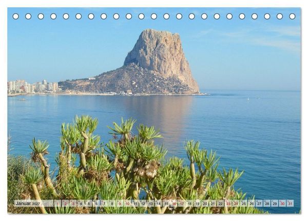 Produktbild: Calpe - Erholung am Mittelmeer (Tischkalender 2027 DIN A5 quer), CALVENDO Monatskalender