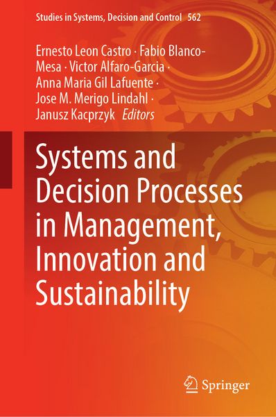 Produktbild: Systems and Decision Processes in Management, Innovation and Sustainability