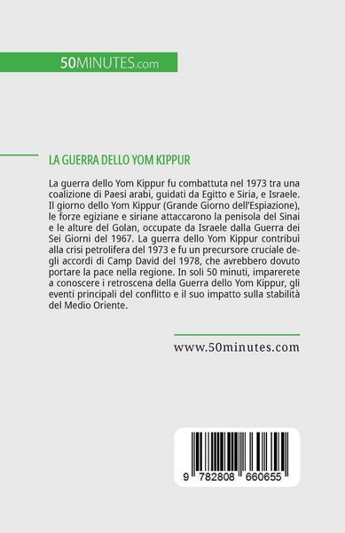 Produktbild: La guerra dello Yom Kippur