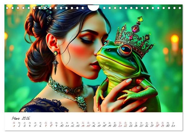Produktbild: Dunkle M&auml;rchenwelten (Wandkalender 2026 DIN A4 quer), CALVENDO Monatskalender