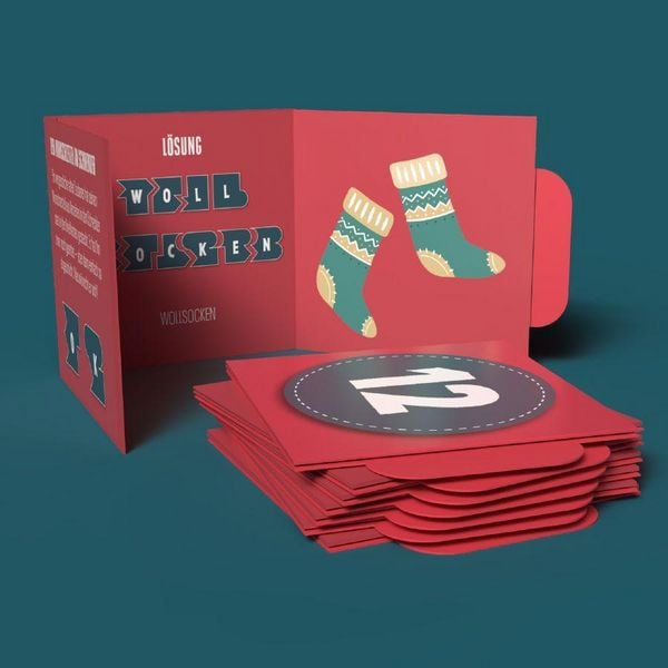 Produktbild: Der Kopfnussknacker &ndash; R&auml;tsel-Adventskalender