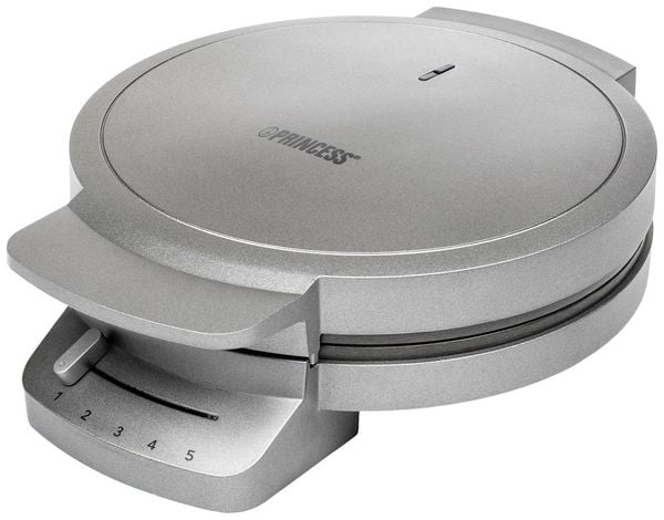 Produktbild: Princess 132380 Waffeleisen Grau (metallic)