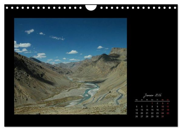 Produktbild: Ladakh, Berge und Spruchweisheiten (Wandkalender 2026 DIN A4 quer), CALVENDO Monatskalender