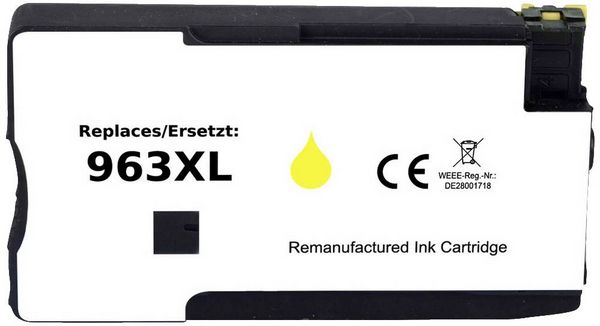 Produktbild: Renkforce Druckerpatrone ersetzt HP 963XL, 3JA29AE Kompatibel Gelb RF-5705440