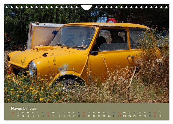Produktbild: Alte Autos aus Europa (Wandkalender 2026 DIN A4 quer), CALVENDO Monatskalender