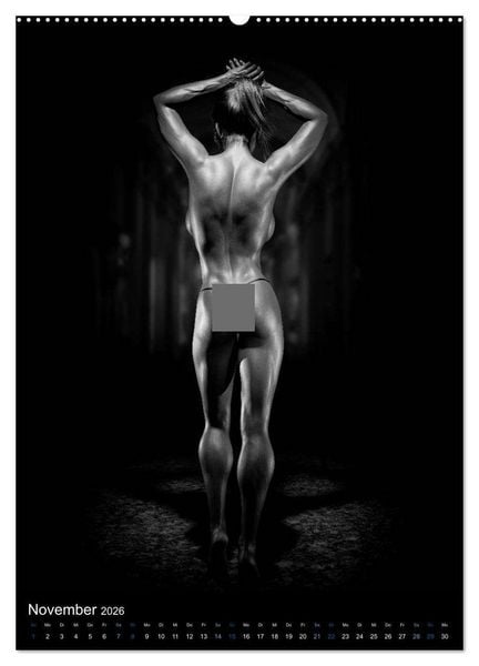 Produktbild: Kraft-Akt - Fitnessgirls in erotischen Abbildungen (Wandkalender 2026 DIN A2 hoch), CALVENDO Monatskalender