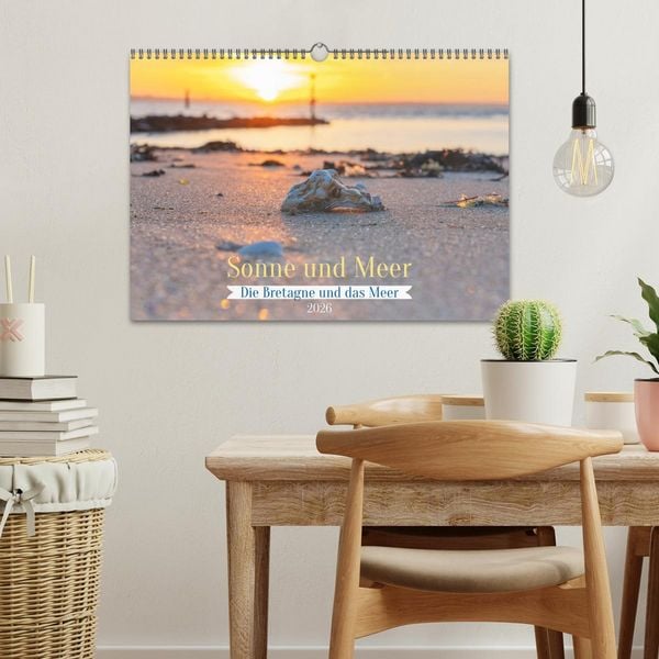 Produktbild: Die Bretagne - Sonne und das Meer (Wandkalender 2026 DIN A3 quer), CALVENDO Monatskalender