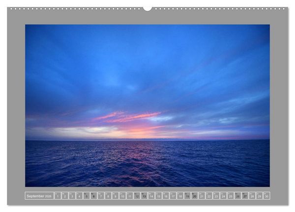 Produktbild: Nur Himmel und Meer (Wandkalender 2026 DIN A2 quer), CALVENDO Monatskalender