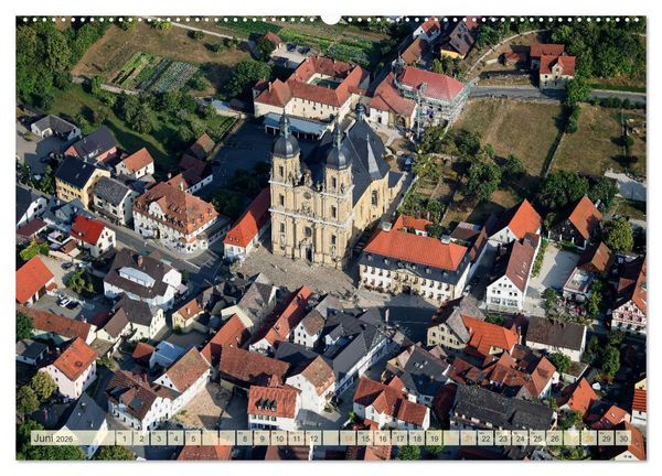Produktbild: Oberfranken aus der Vogelperspektive (hochwertiger Premium Wandkalender 2026 DIN A2 quer), Kunstdruck in Hochglanz