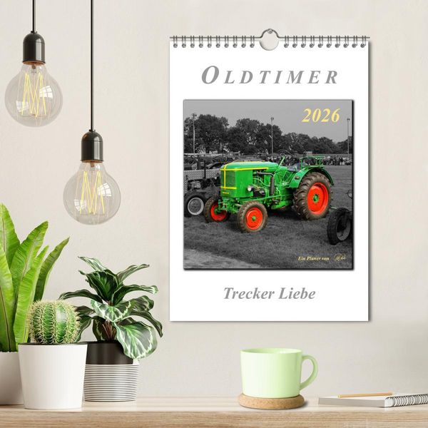Produktbild: Oldtimer - Trecker Liebe (Wandkalender 2026 DIN A4 hoch), CALVENDO Monatskalender