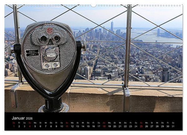 Produktbild: New York City (Wandkalender 2026 DIN A2 quer), CALVENDO Monatskalender